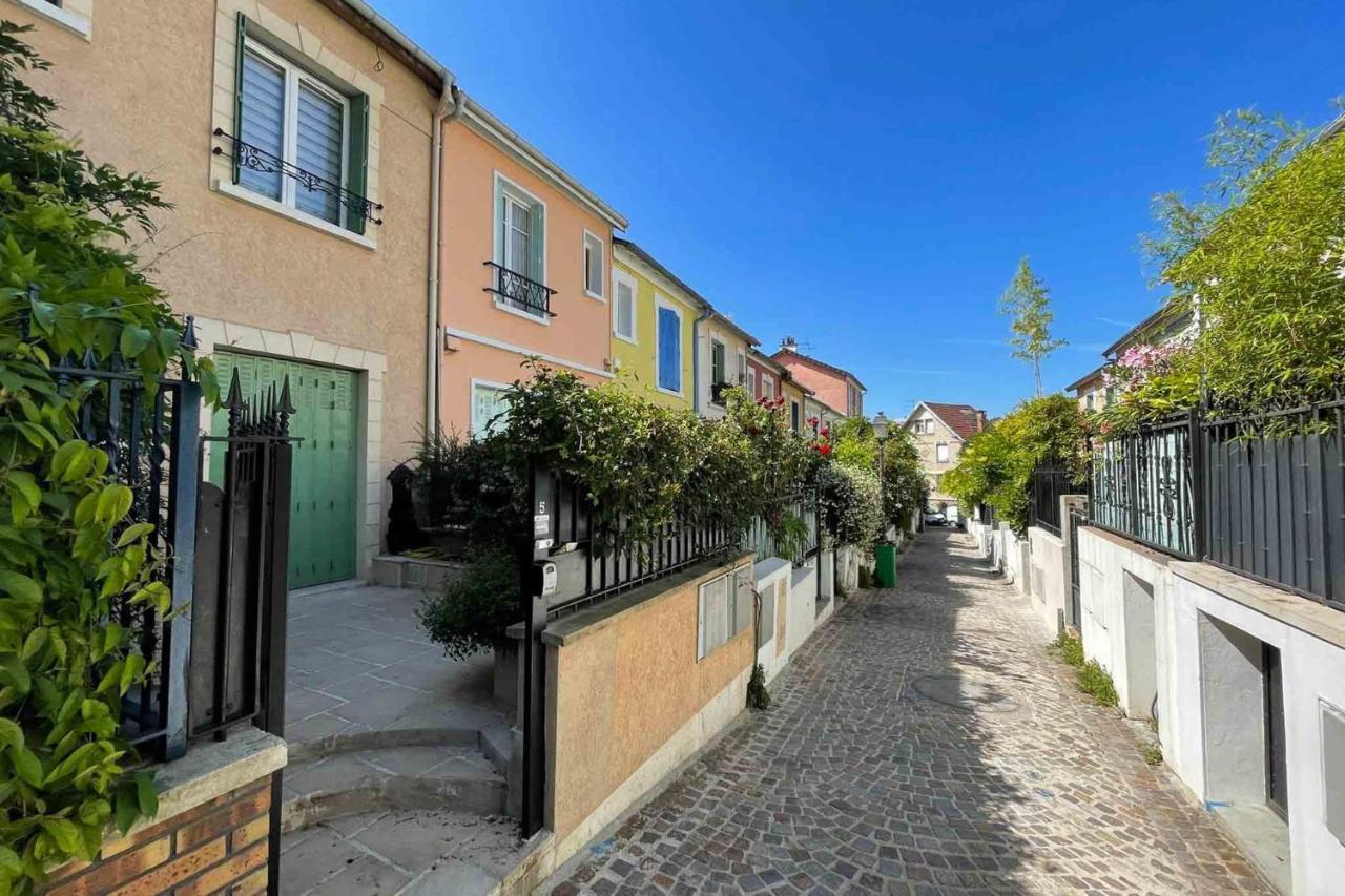 Charming Townhouse With Garden In The City Of Love Paris Bagian luar foto
