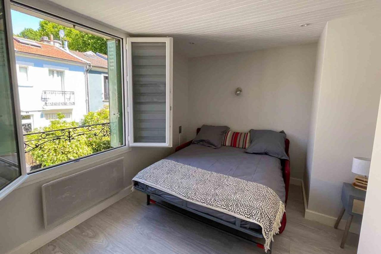 Charming Townhouse With Garden In The City Of Love Paris Bagian luar foto