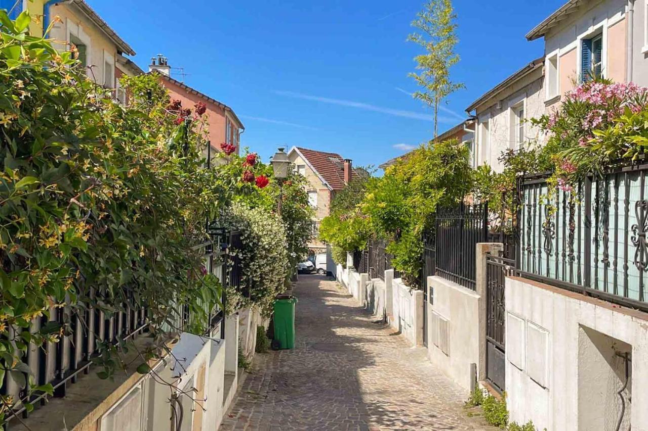 Charming Townhouse With Garden In The City Of Love Paris Bagian luar foto