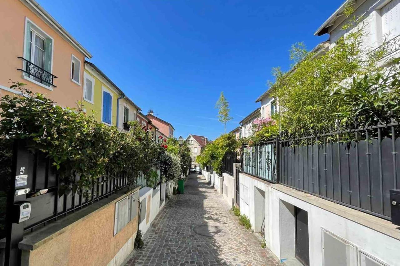Charming Townhouse With Garden In The City Of Love Paris Bagian luar foto